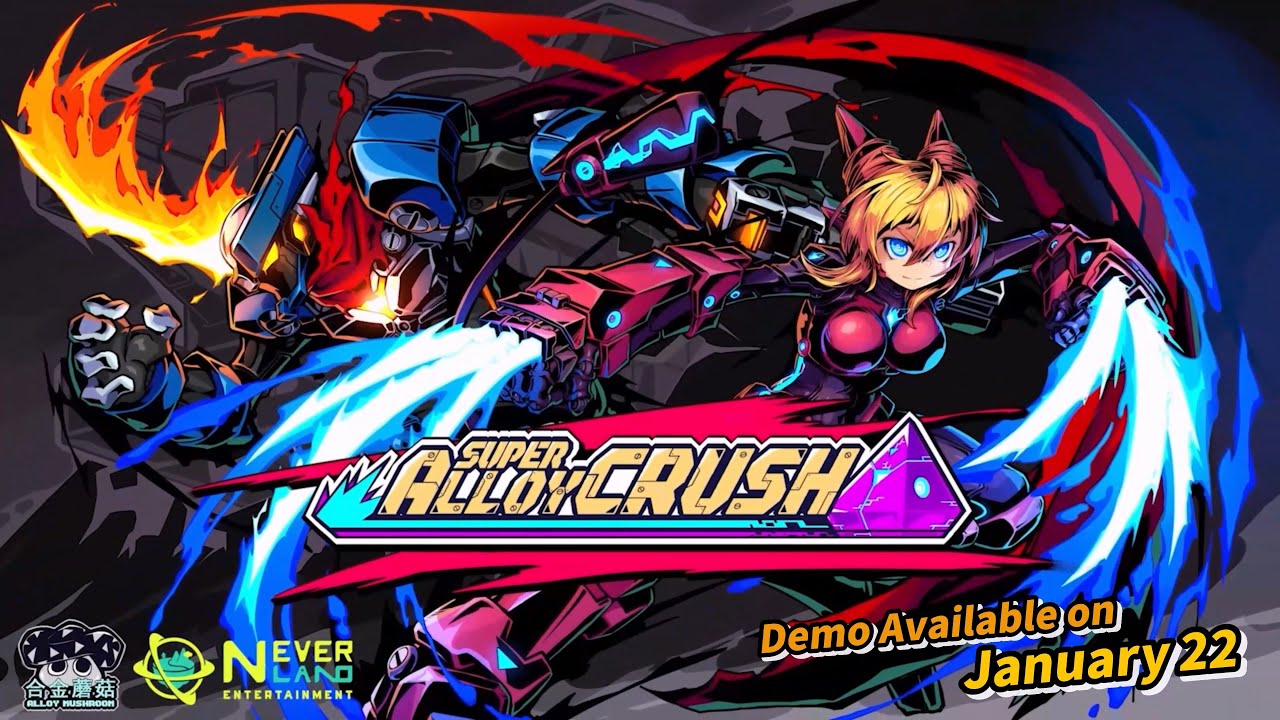 Super Alloy Crush: demo frenética chega ao Steam em 22 de janeiro
