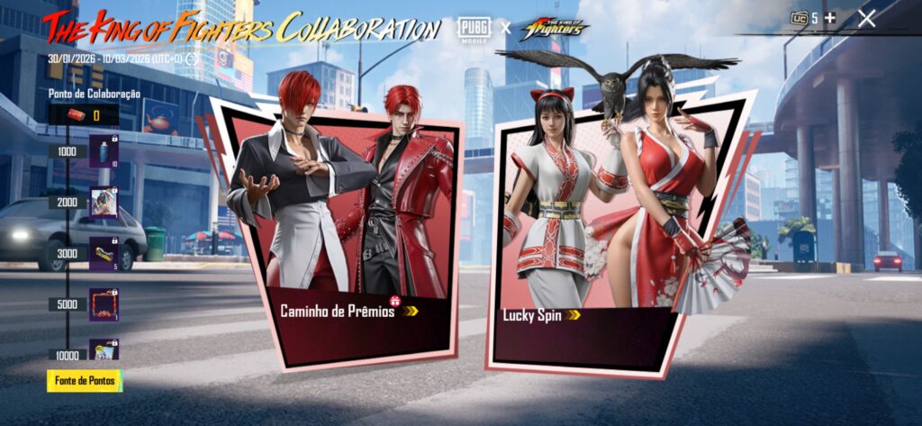 PUBG MOBILE x The King of Fighters | Guia completo da colaboração