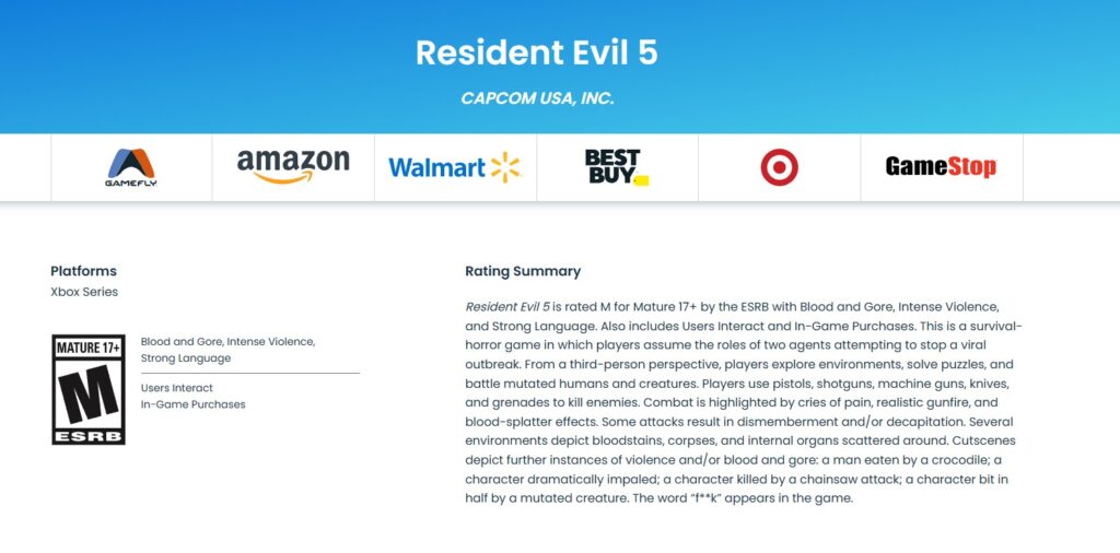 Resident Evil 5 Remake a caminho? Listagem do ESRB anima fãs da franquia