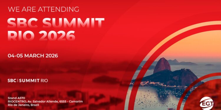 EGT no Brasil aposta alto em VLTs e soluções digitais no SBC Summit Rio 2026