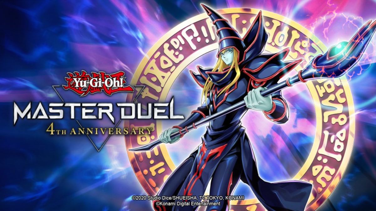 Yu-Gi-Oh! MASTER DUEL comemora 4 anos com novo Mago Negro e campanha recheada de bônus