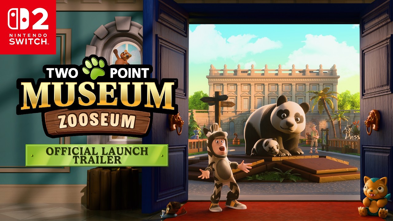 Two Point Museum: Zooseu chega ao Nintendo Switch 2 com novos animais e conteúdo gigante