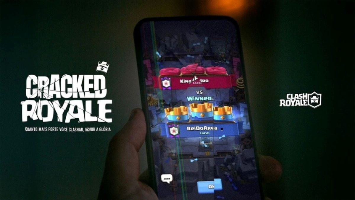 Clash Royale lança Cracked Royale e celebra vitórias épicas em telas quebradas