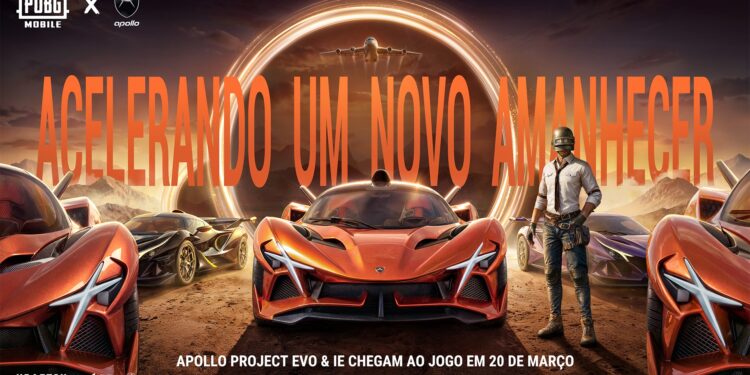 PUBG MOBILE acelera com supercarros da Apollo Automobil em colaboração inédita