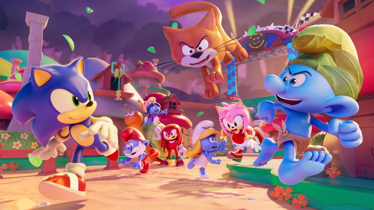 Sonic Rumble anuncia crossover com Smurfs e se reinventa com novo modo Party
