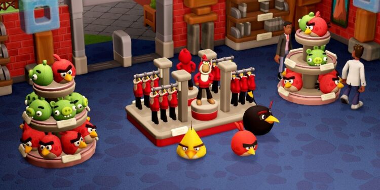 Two Point Museum Angry Birds invade o Digiverso em atualização gratuita caótica