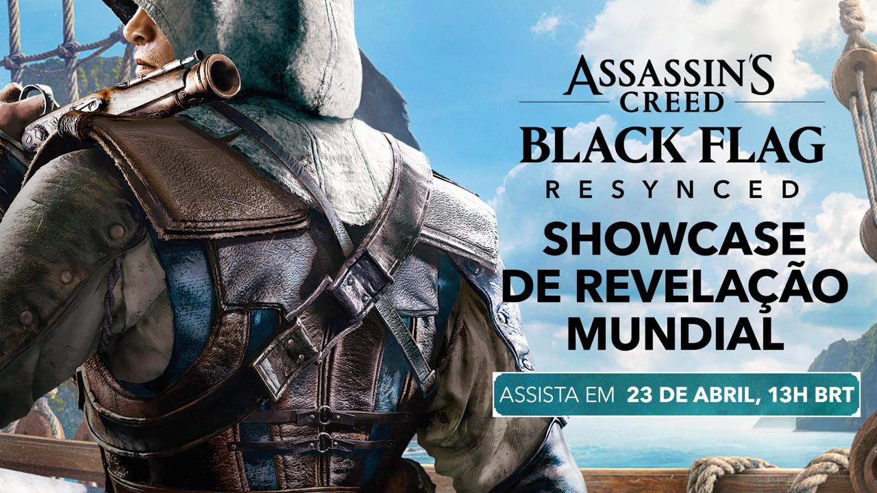 Assassin’s Creed Black Flag Resynced será revelado em showcase no dia 23 de abril