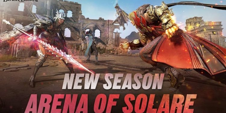 Arena Solare 9 agita PvP de Black Desert