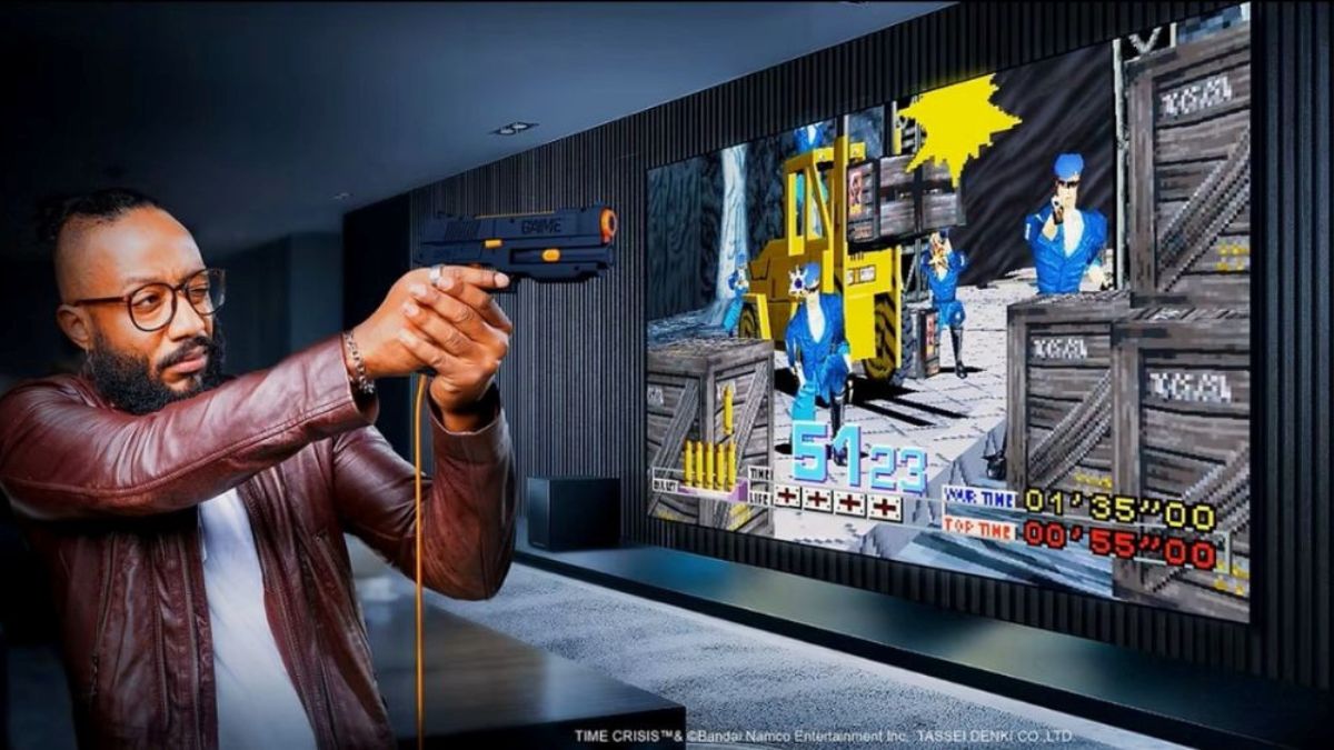 Lightgun Time Crisis revoluciona arcades em casa