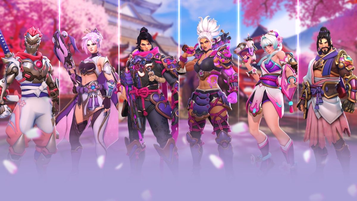 Pacotaço Sakura de Overwatch: beleza japonesa em um megabundle rosa