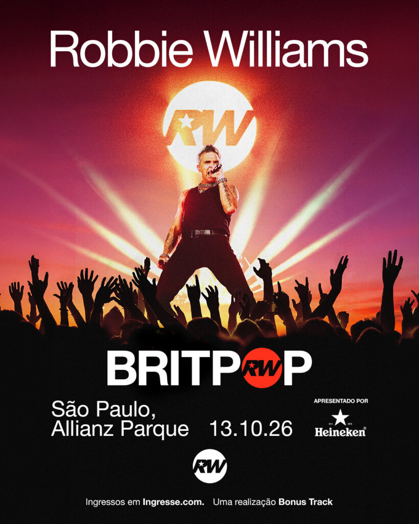 Robbie Williams volta ao Brasil após 20 anos com show histórico em São Paulo