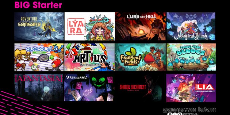 gamescom latam 2026 revela jogos indie do BIG Festival e lança loja online oficial