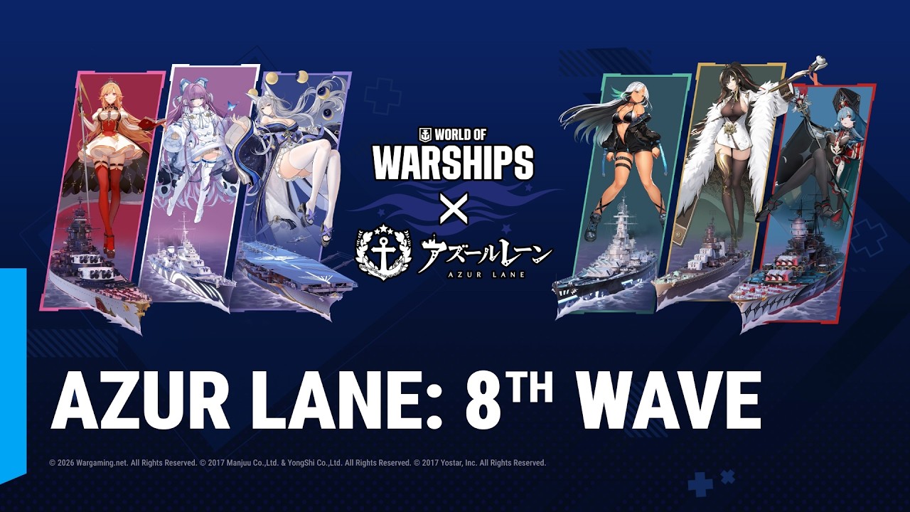 Azur Lane volta ao World of Warships com nova onda