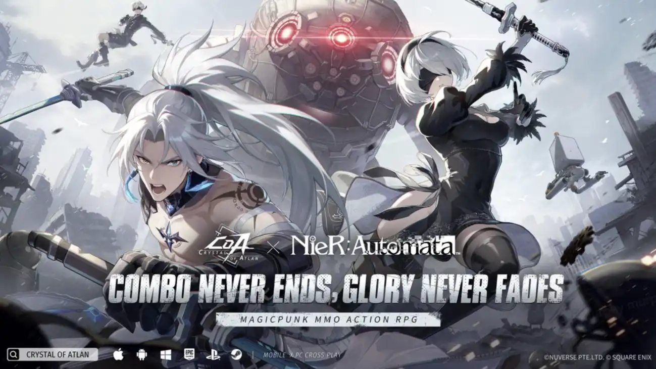 Crystal of Atlan x NieR Automata
