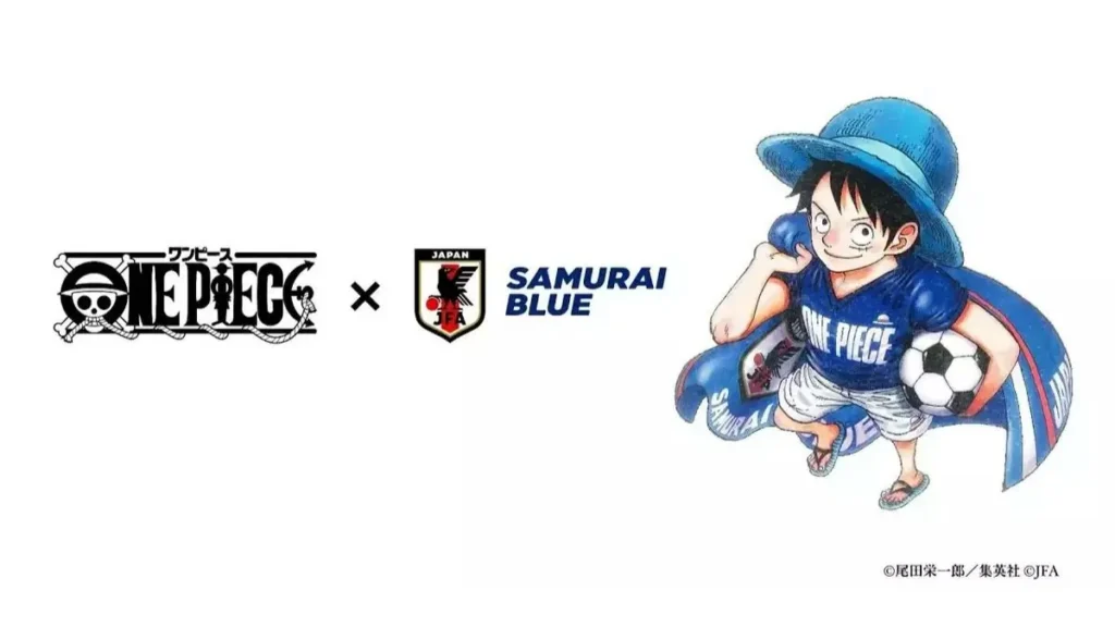 One Piece x Samurai Blue ganha arte especial para a Copa do Mundo