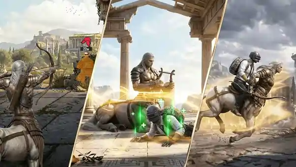 AN_PUBG MOBILE mergulha na Grécia Antiga