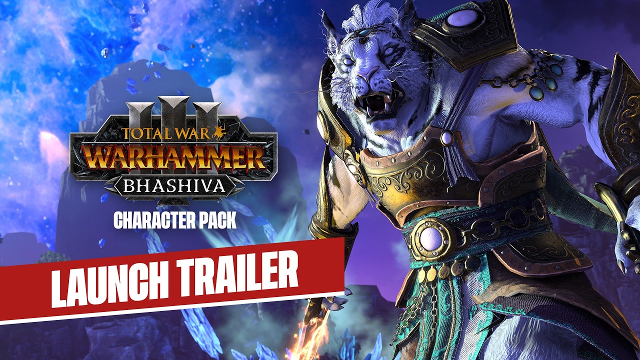 Bhashiva chega a Grand Cathay com guerreiros felinos em Total War Warhammer III