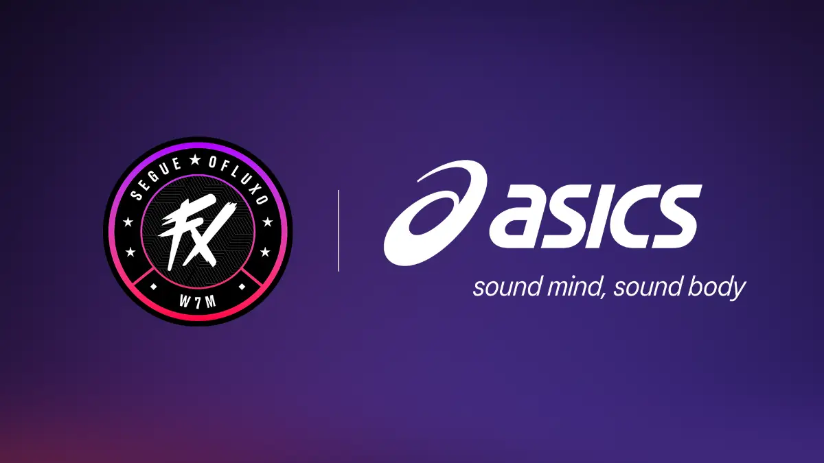 Parceria da ASICS com o Fluxo W7M nos esports estreia em 2026