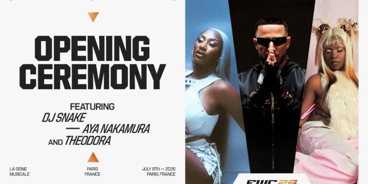 Abertura da EWC 2026 terá show com Aya Nakamura e DJ Snake