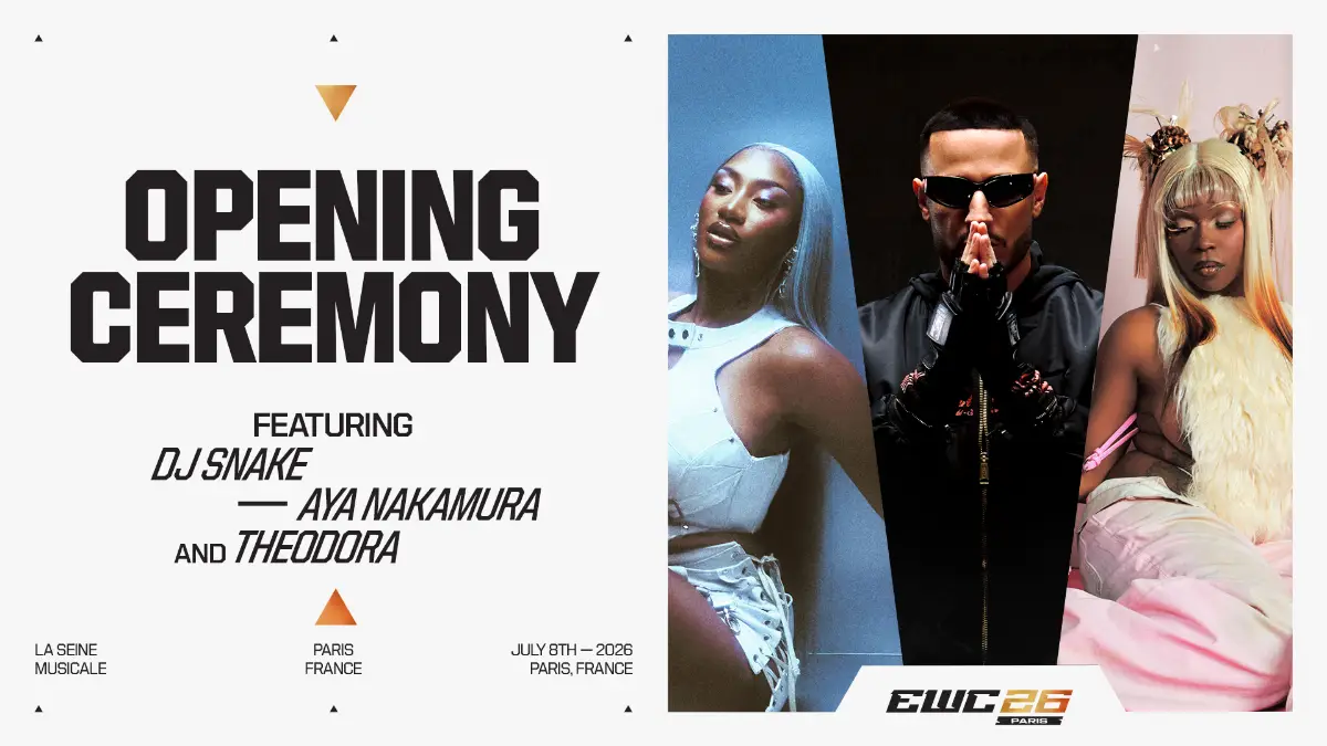 Abertura da EWC 2026 terá show com Aya Nakamura e DJ Snake