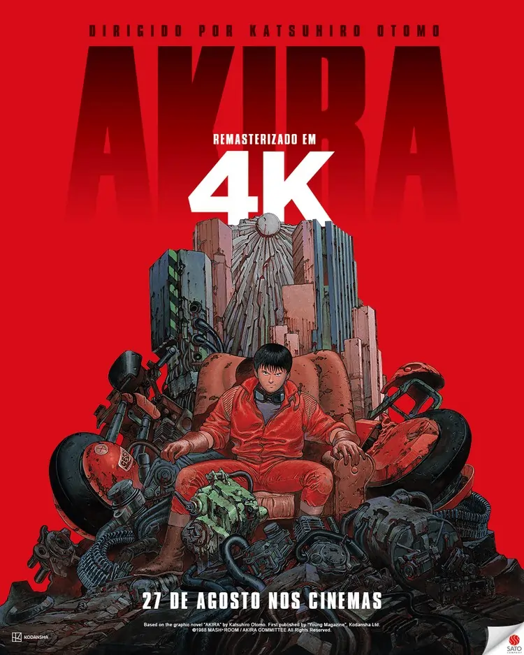 Akira 4K nos cinemas brasileiros ganha data de estreia