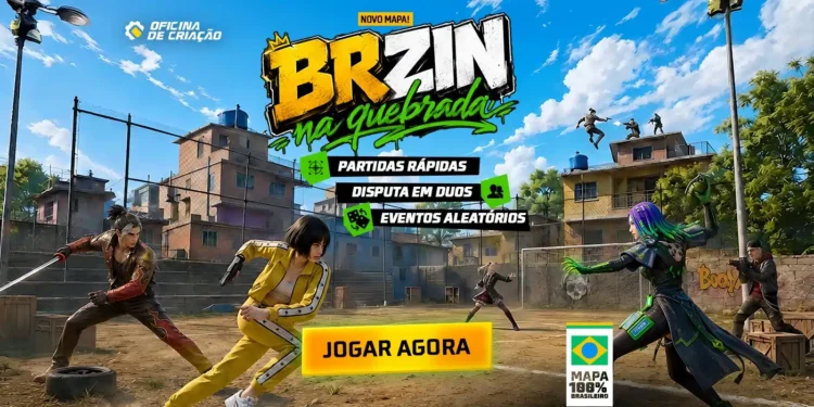 Free Fire BRzin na Quebrada aposta na cultura brasileira