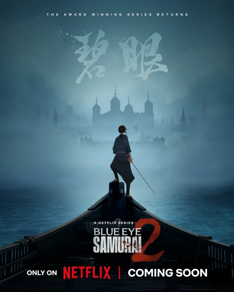 Temporada 2 de Blue Eye Samurai ganha nova imagem