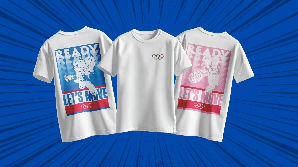 Coleção Sonic x Olympic celebra velocidade e espírito esportivo