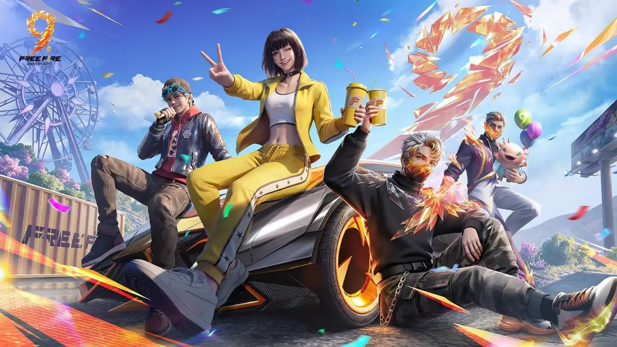 Free Fire comemora 9 anos com super evento especial