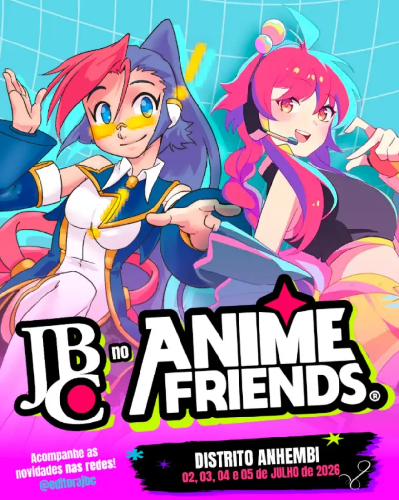 JBC no Anime Friends 2026 traz novidades e atrações