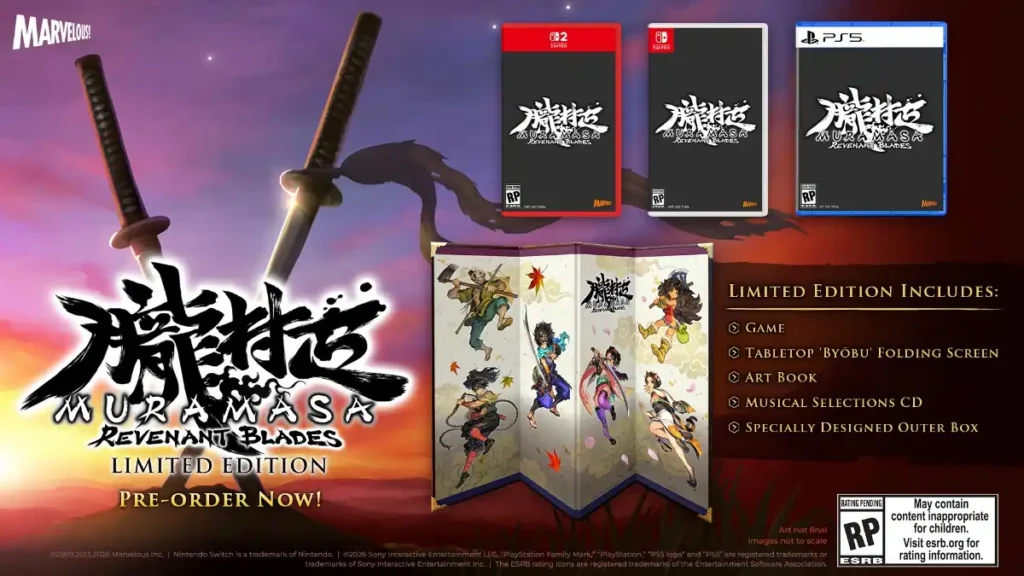 Muramasa Revenant Blades é anunciado e chega em 2027 repaginado