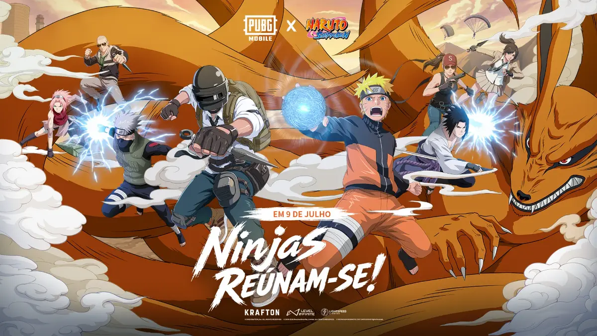 PUBG MOBILE e Naruto Shippuden chegam na versão 4.5