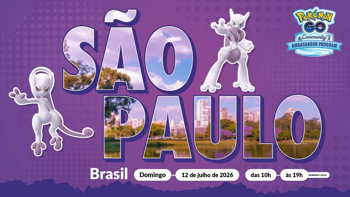 Pokémon GO Global 2026 traz Mega Mewtwo ao jogo