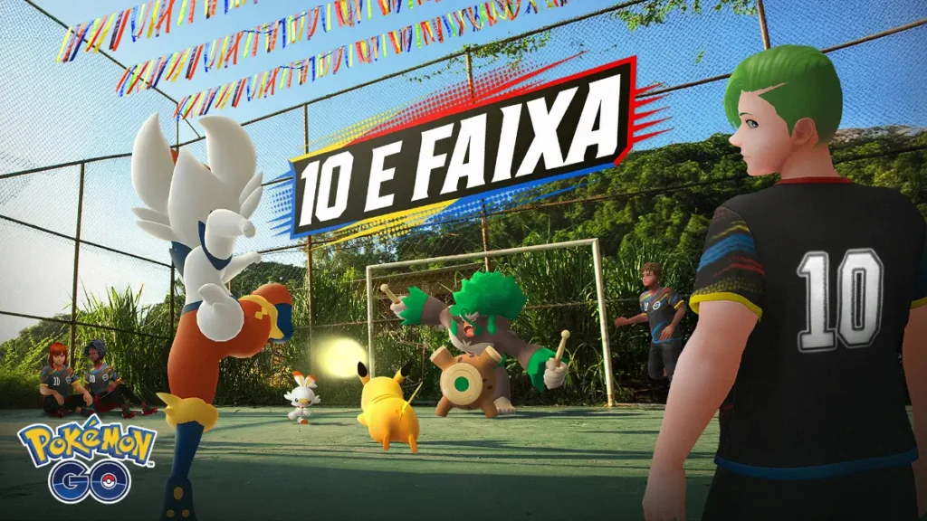 Pokémon GO celebra 10 anos com evento de futebol