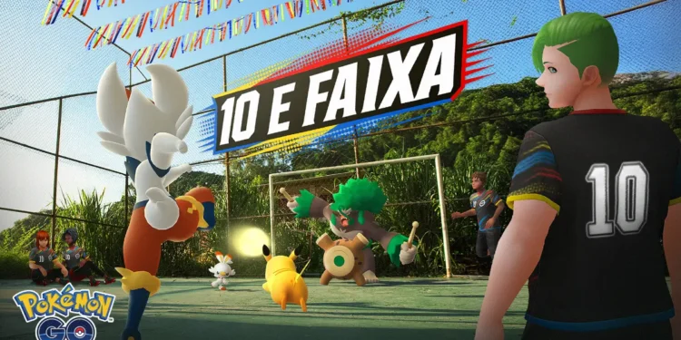 Pokémon GO celebra 10 anos com evento de futebol