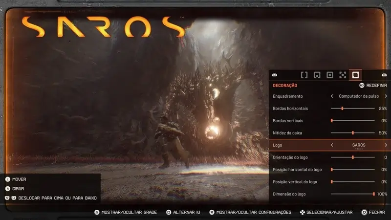 SAROS recebe Modo Foto com recursos cinematográficos