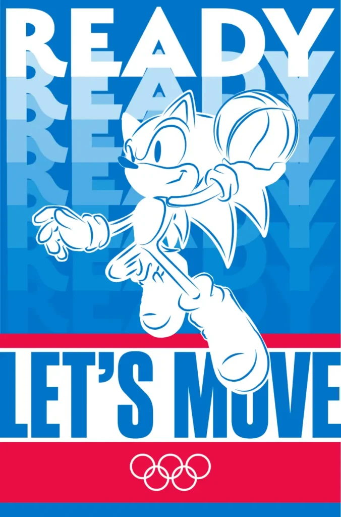Coleção Sonic x Olympic celebra velocidade e espírito esportivo