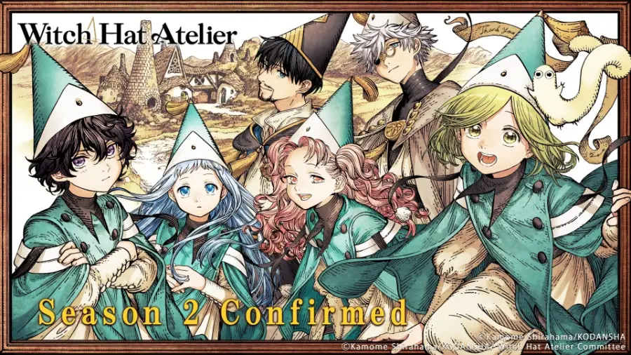 Crunchyroll confirma segunda temporada de Witch Hat Atelier