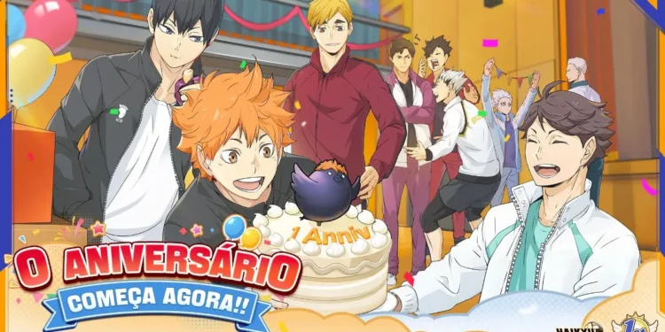 Aniversário de HAIKYU!! FLY HIGH traz personagens grátis