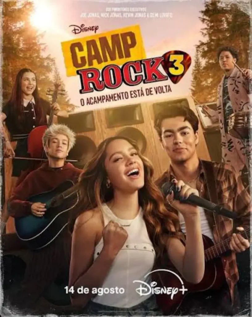 Camp Rock 3 com Jonas Brothers ganha trailer nostálgico