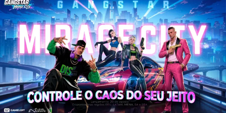 Gangstar Mirage City abre pré-registro no mobile