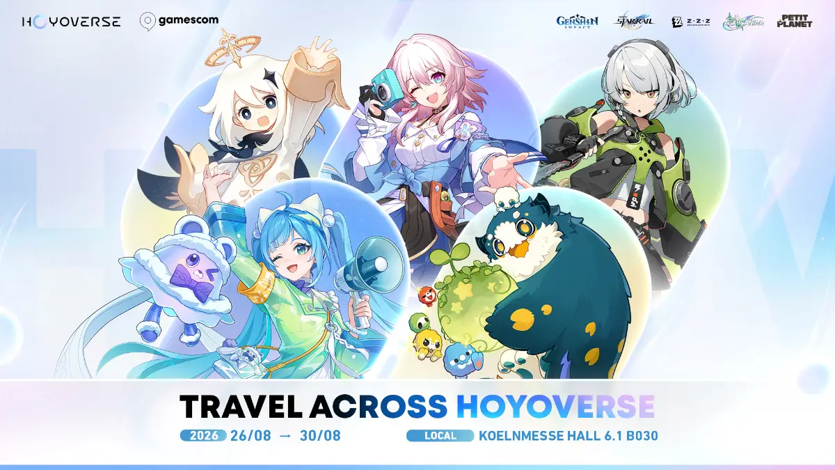 HoYoverse revela line-up completo para a gamescom 2026