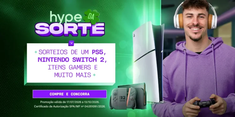 Hype da Sorte traz consoles e gift cards em campanha