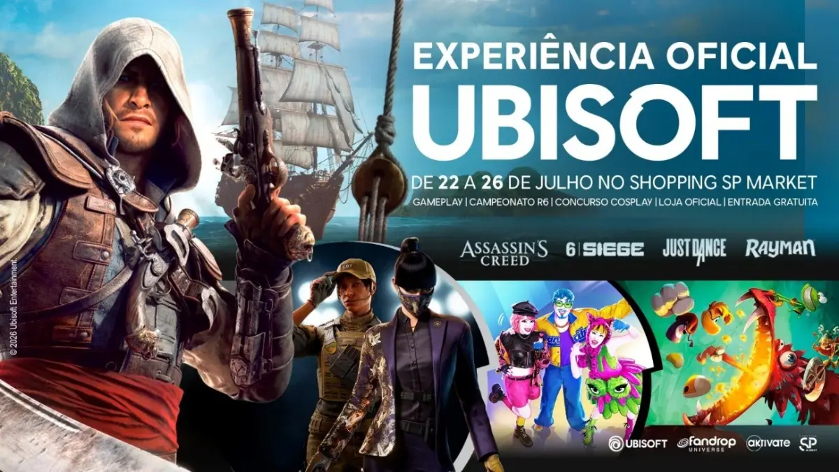 Loja da Ubisoft em São Paulo reúne games e experiências
