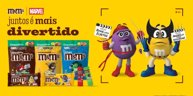M&M’s e Marvel no Brasil unem fãs em collab inédita