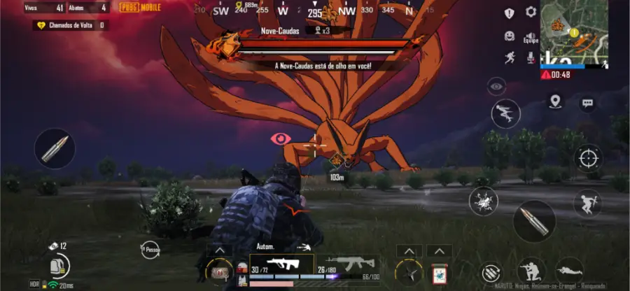 PUBG MOBILE recebe modo de Naruto Shippuden