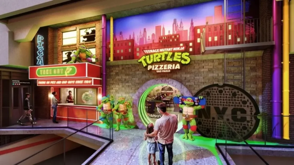 Pizzaria das Tartarugas Ninja chega à Avenida Paulista