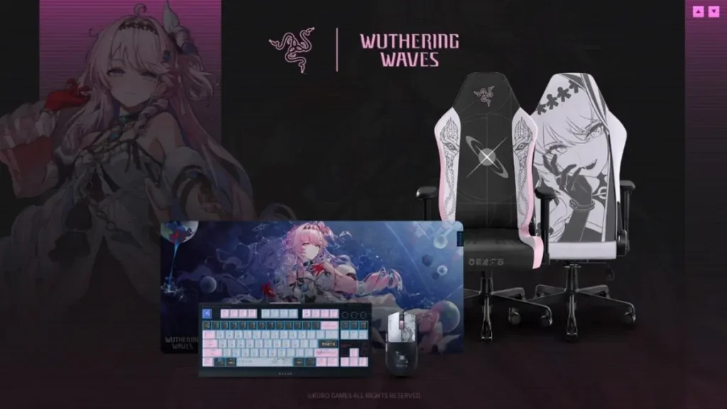 Razer lança coleção de Wuthering Waves com Denia