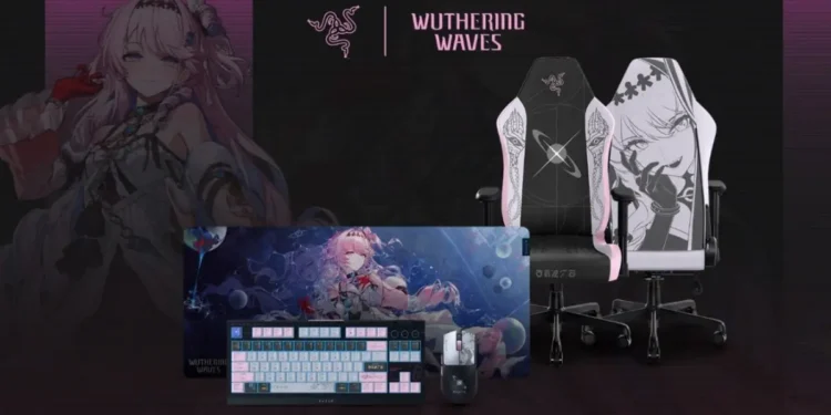 Razer lança coleção de Wuthering Waves com Denia