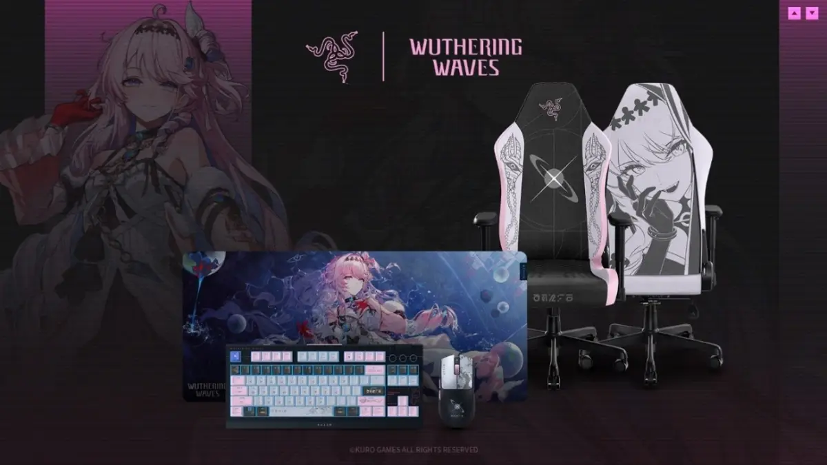 Razer lança coleção de Wuthering Waves com Denia